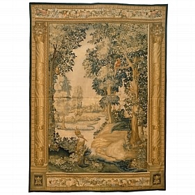 Large tapestries create an opulence and add a focal point to a space that can afford its presence.